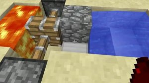 генератор обсидиана  в minecraft