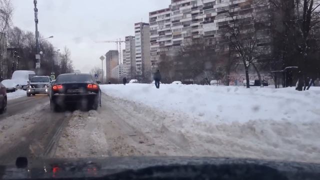 Снегопад в Москве 02.03.2016 | Snowfall in Moscow смотреть онлайн