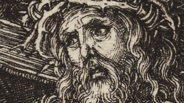 Christ Carrying the Cross from The Engraved Passion, Albrecht Dürer, 1512 смотреть онлайн