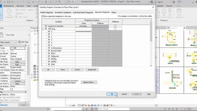 Revitcoach.thailand :การปรับค่า นน.เส้น Auto cad บน revit смотреть онлайн