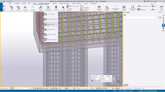 Tekla Structures - Chapter 1, Video 5 - Pile Caps смотреть онлайн