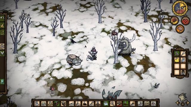 |7| "Don't Starve Together"- Босс зимы у нас в гостях!!! смотреть онлайн