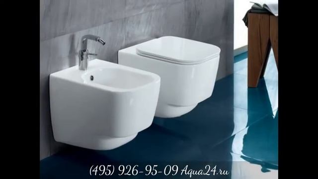 Обзор унитазов Hatria от Aqua24.ru смотреть онлайн