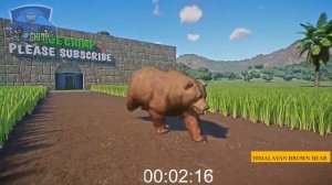 Woolly Mammoth, Western Hartebeest, Orangutan, Brown Bear, Pygmy Hippo | Planet Zoo Animal Race