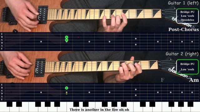Another In The Fire - Hillsong United | Electric Guitar Playthrough (With Fretboard Animation) смотреть онлайн