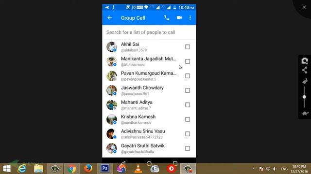 Group Video Chat 50 Numbers At once In Facebook Messenger Telugu | Facebook group chat Telugu смотреть онлайн