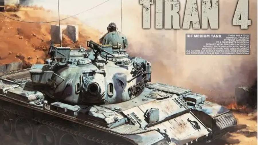 Распаковка Takom 1/35 2051 Tiran 4 IDF Medium Tank