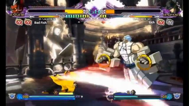 Winter Brawl 6 Blazblue CS Extend - Bad Fish (Tager) vs Lich (Hazama) смотреть онлайн