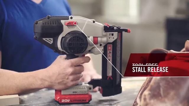 PORTER-CABLE 20V MAX Cordless Brad Nailer Kit, 18GA смотреть онлайн