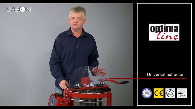 Tangential honey extractor 3-frame manual-electric drive CLASSIC смотреть онлайн