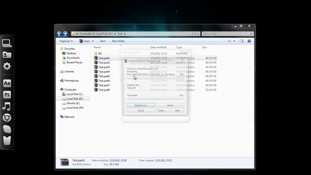 How to extract an archive (Using winrar - HD) смотреть онлайн