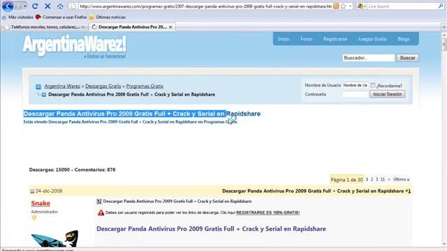 Crack Serial Panda 2009 + Links De Descarga смотреть онлайн
