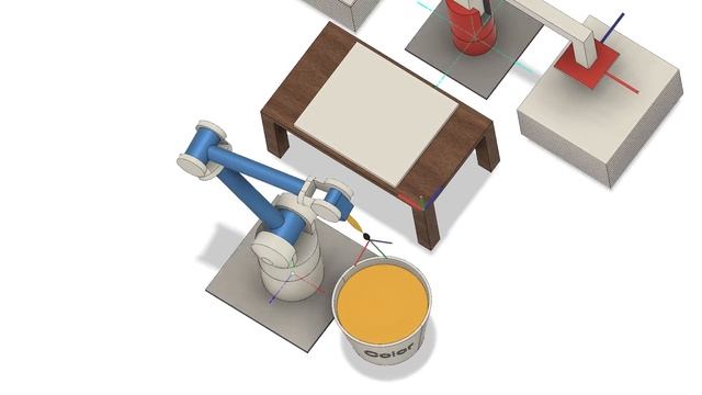 2103530 INDUST ROBOTS: Calligraphy robot and Canvas changing robot смотреть онлайн