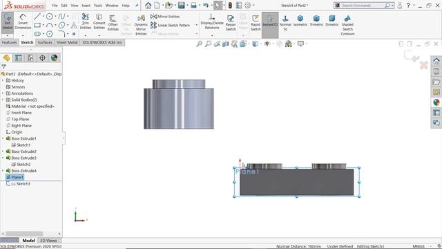 SolidWorks Tutorial for Beginners exercise 105 смотреть онлайн