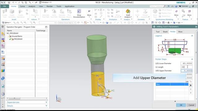 17 NX CAM How to create new tool,Export and Import to library смотреть онлайн
