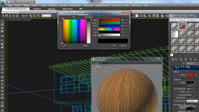 3ds Max + V-Ray: 3ds Max PRO in 6 hrs : Basic Vray Materials Part I смотреть онлайн