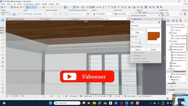 LECON 17: COMMENT PLACER UN FAUX PLAFOND DANS ARCHICAD смотреть онлайн