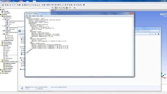 How To Use Orthotropic Conductivity Using A CCL File In CFX-Pre