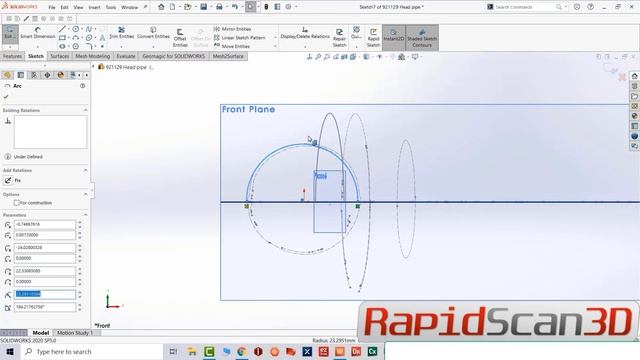 Geomagic for SolidWorks - How to create a loft смотреть онлайн