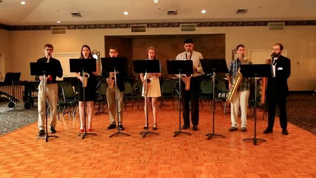 UC Band Sax Ensemble Performs "Somebody That I Used To Know" смотреть онлайн