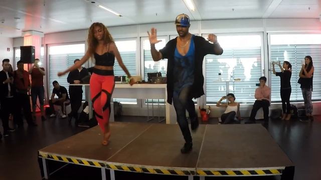 FADI FUSION & BERSY CORTEZ - CHA CHA FOOTWORK - HAMBURG SALSA FESTIVAL 2015