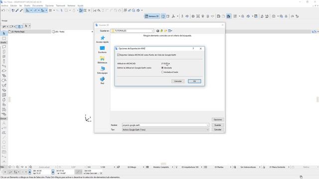 GEOREFERENCIA EN ARCHICAD PARTE 4 MONTAJE DEL PROYECTO EN GOOGLE EARTH смотреть онлайн