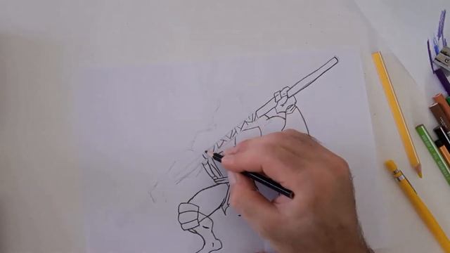 Donatello (TMNT) - Speed Drawing смотреть онлайн