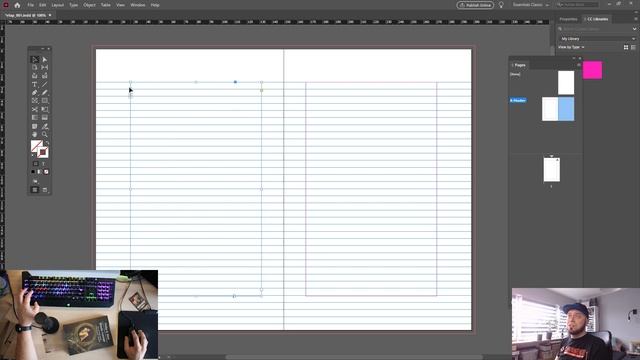 Kurs InDesign | Praktyka – Przelewane ramki tekstu z wykorzystaniem masterów смотреть онлайн