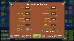 КАК СДЕЛАТЬ ЭФФЕКТ ТЕМНОТЫ ВОКРУГ ИГРОКА В GEOMETRY DASH 2.2 ГАЙД