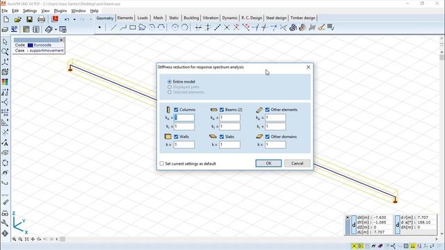 AxisVM x4 English - Lesson 18/49 - Menu Settings смотреть онлайн