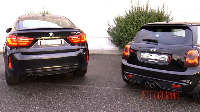 REVBATTLE - BEAST Vs. MINI (BMW X6M Vs MINI JCW)