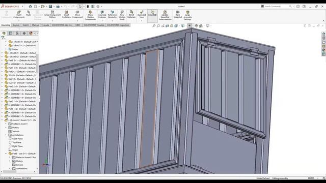 SOLIDWORK | WELDMENT | SHEET METAL | ASSEMBLY | PORTABLE CAFE | CONTAINER | FAST FOOD SHOP (PART 14 смотреть онлайн