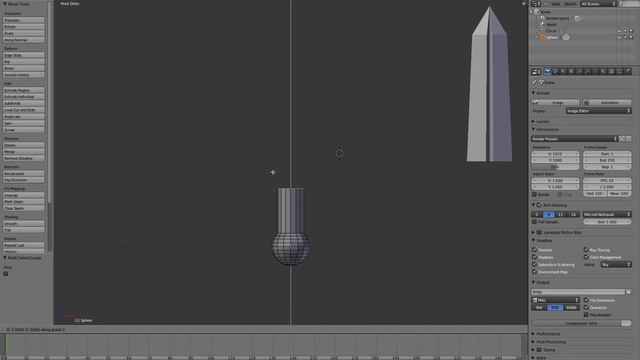 How to Make a Simple Sword in Blender 2.56.0 смотреть онлайн