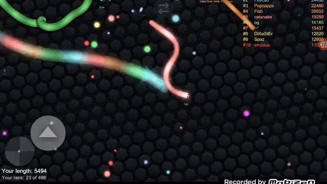 Друг в первый раз играет в slither.io смотреть онлайн