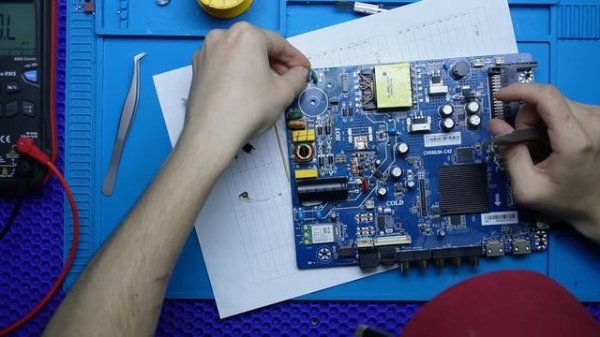 ТИПИЧНАЯ НЕИСПРАВНОСТЬ ТЕЛЕВИЗОРА / HAIER 32 SMART TV DX⚪️⚫️🔴