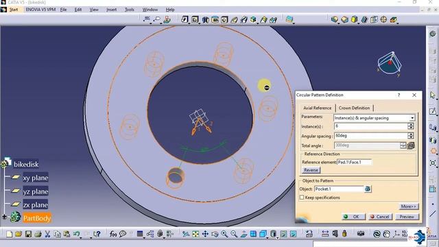 Design of disk brake | how to design disc brake in CATIA | Disk brake design modification смотреть онлайн