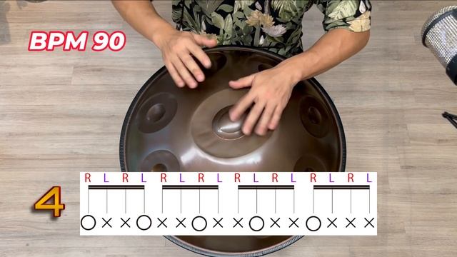 【ハンドパン超基本リズム】誰でも絶対にハンドパンが上手くなる !!! Dingだけ65分練習 смотреть онлайн
