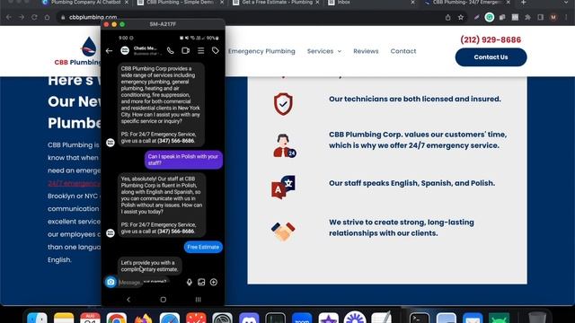 Smart Solutions For Plumbers -AI Chatbot For Lead Generation & Customer Support With Custom ChatGPT