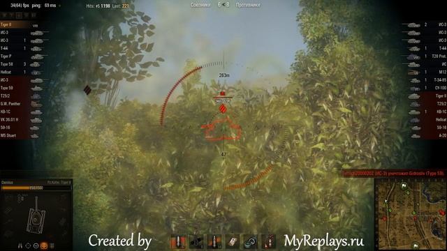 WOT: Prohorovka - PzKpfw VIB Tiger II - 5 frags - смотреть онлайн