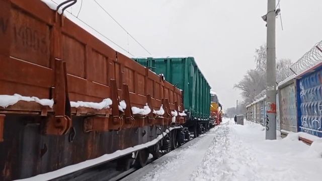 "У машиниста случился приступ бешенства" маневровая работа тепловоза ТЭМ2У-8544 смотреть онлайн