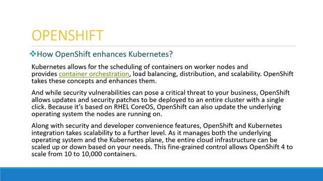 LTI Devops - OpenShift Interview Question and Answer for 3 to 10 yrs experienced #devops #openshift смотреть онлайн