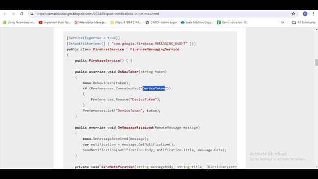.Net MAUI | Push Notification in .NET MAUI (Android & iOS) смотреть онлайн