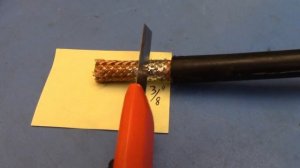 Installing a PL-259 (UHF male) connector on RG-8 Style Coax (011)