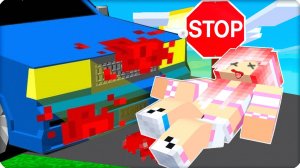 ЛЕСКУ СБИЛА МАШИНА В МАЙНКРАФТ! НУБИК ШЕДИ