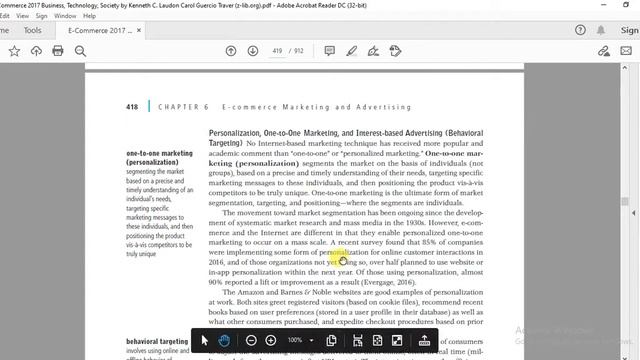 Lecture 11 Chapter 6 E Commerce Marketing and Advertising смотреть онлайн