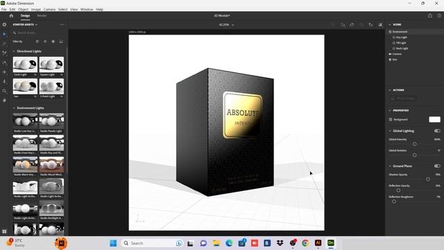 Adobe Dimension Course - 3D Realistic Box & Perfume Bottle Modeling ( Urdu & हिंदी ) Class 02 смотреть онлайн