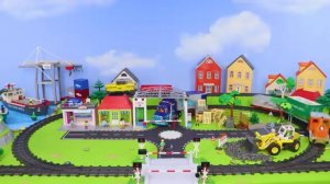 LEGO_Мир - Бетономешалка ремонтирует улицу