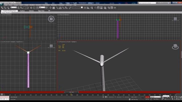 3dtutes - Basic tutorial - Animating a wind turbine (1080p) смотреть онлайн