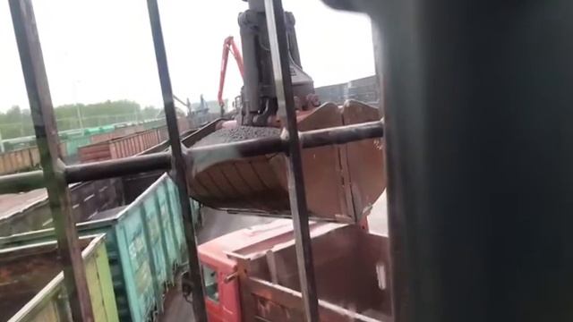 Выгрузка мет. Окатыша 🦾 смотреть онлайн