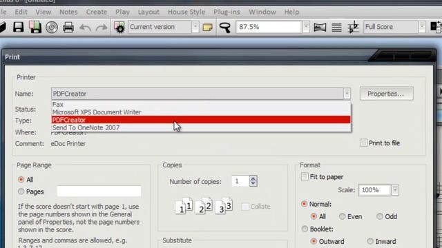 How to export Sibelius file to PDF смотреть онлайн